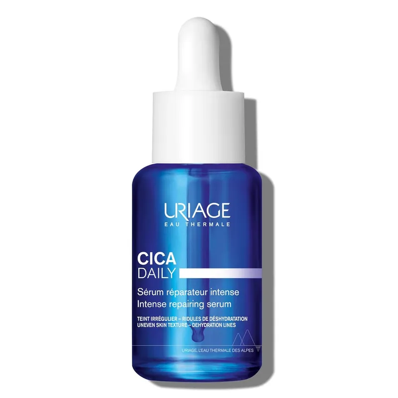 Uriage Cica-Daily Intense Repairing Serum, Made With Prebiotic, Hyaluronic Acid
