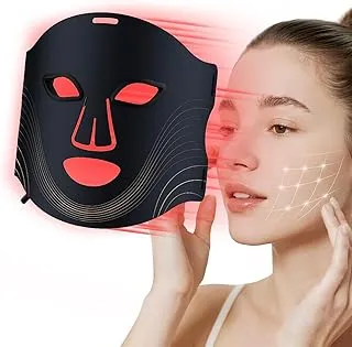 iRestore LED Face Mask for Youthful Skin, Red Light Therapy for Face, Red, Blue